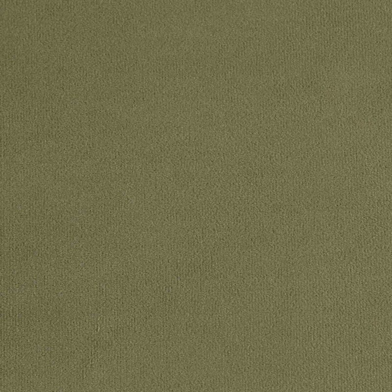 Brigette 3-Seater Olive Green Velvet Sofa with Antique Brass Castor Legs - Image 14