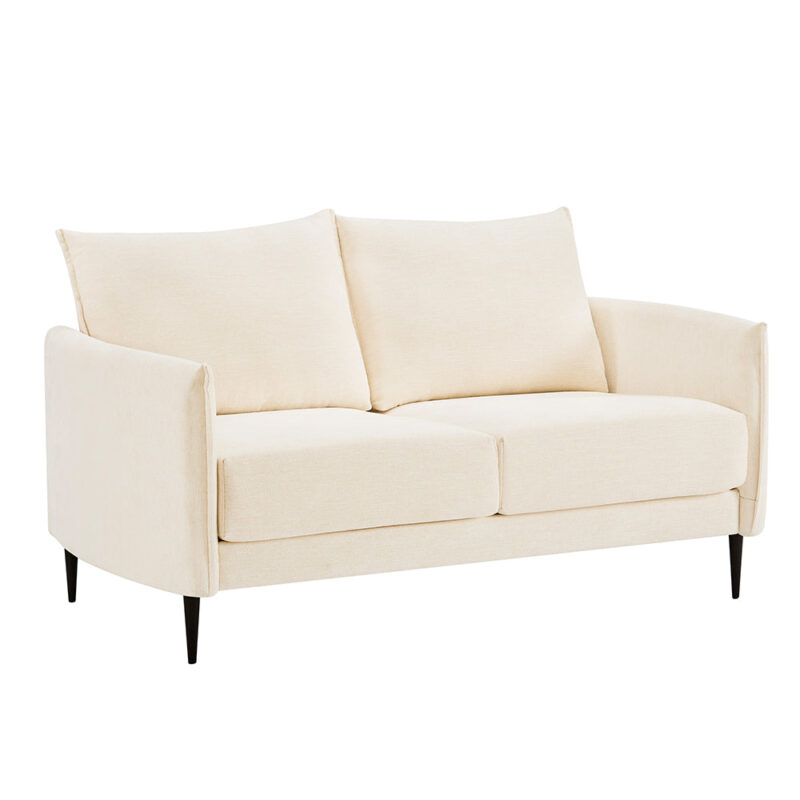 Bari Beige Woven Fabric Sofa - Image 7
