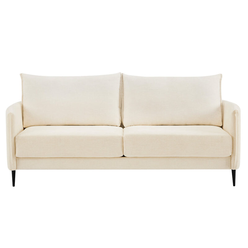 Bari Beige Woven Fabric Sofa - Image 11
