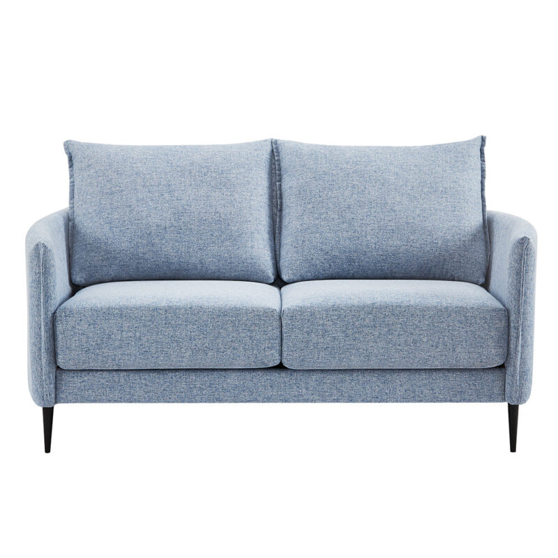 Bari Flax Blue Fabric Sofa - Image 6