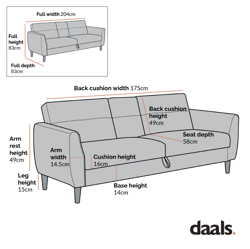 Latimer Grey Faux Leather 3-Seater Storage Sofa Bed - Image 14