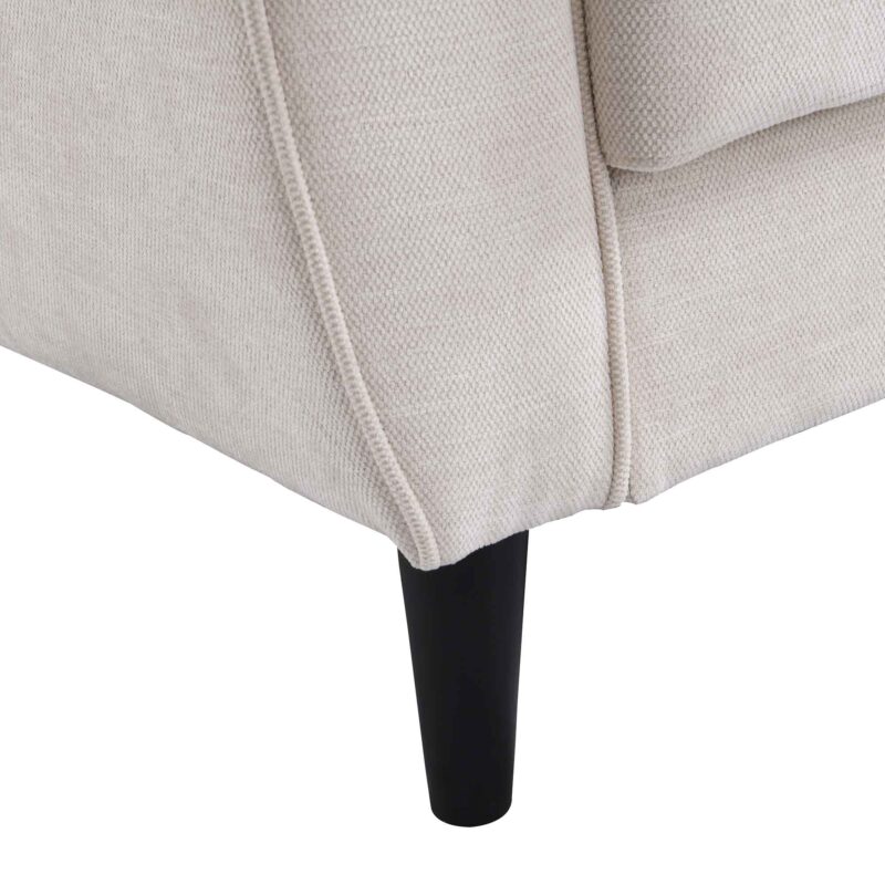 Latimer Beige Woven Fabric 3-Seater Storage Sofa Bed - Image 18