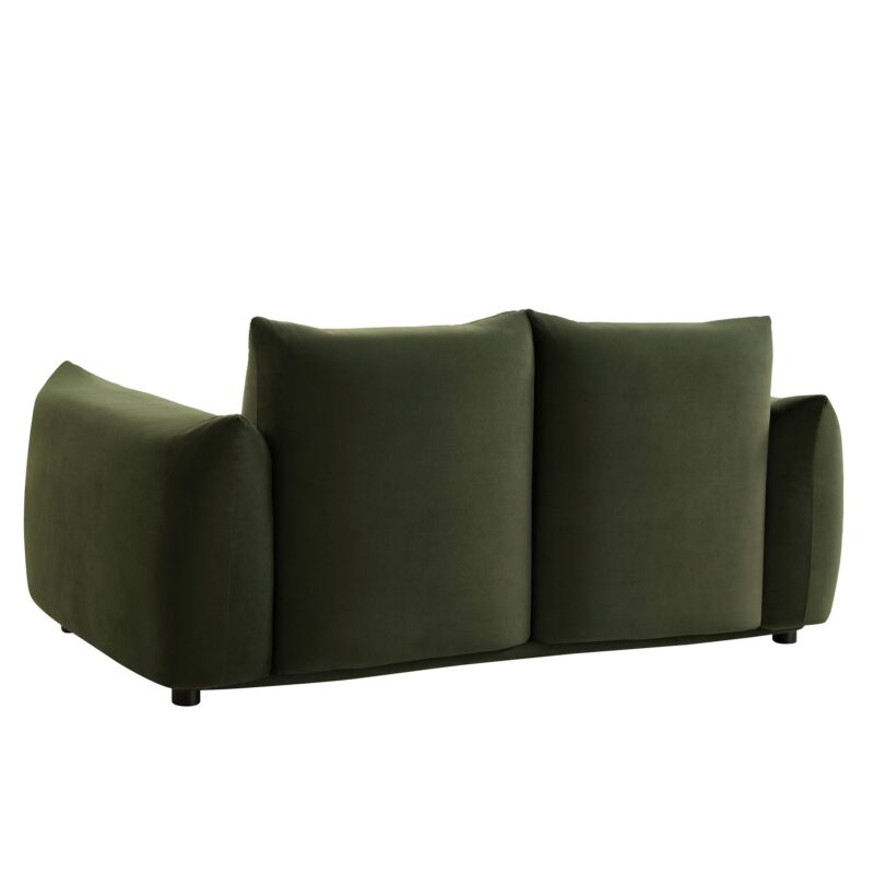 Gianni Two Seater Sofa, Moss Green Velvet - Image 10