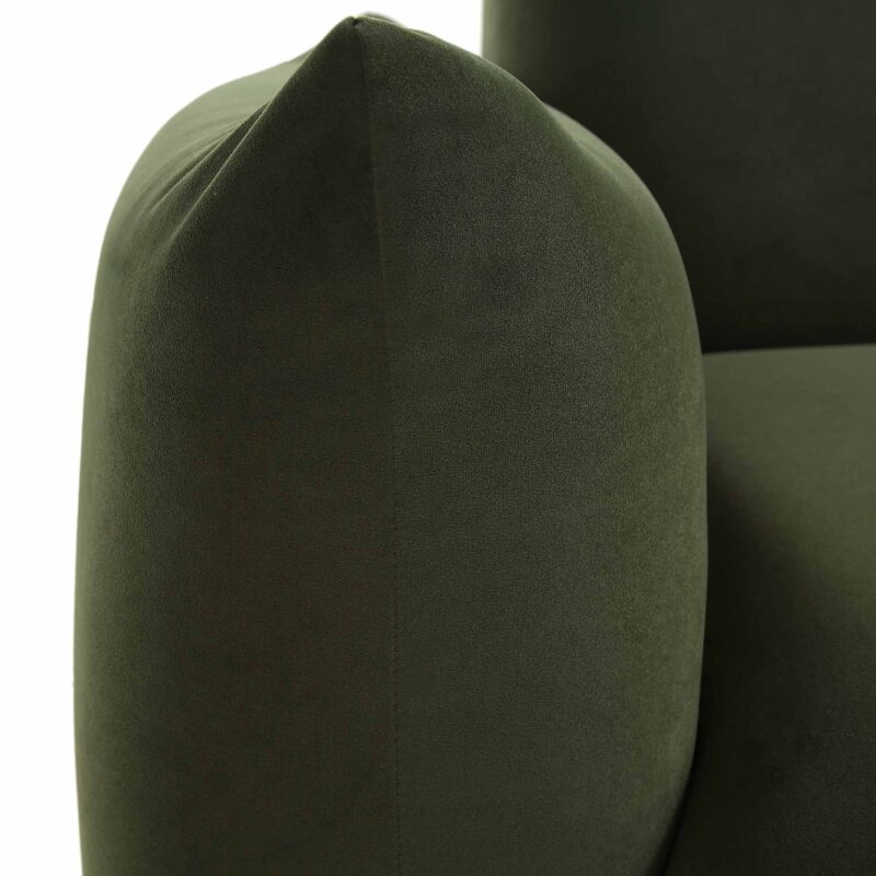 Gianni Two Seater Sofa, Moss Green Velvet - Image 13