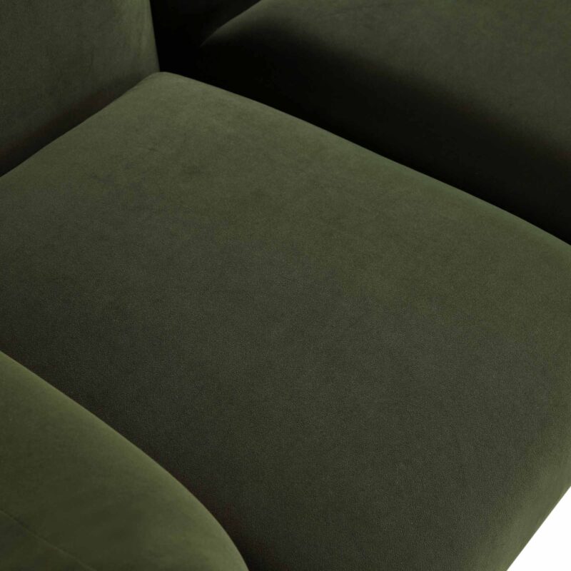 Gianni Two Seater Sofa, Moss Green Velvet - Image 14