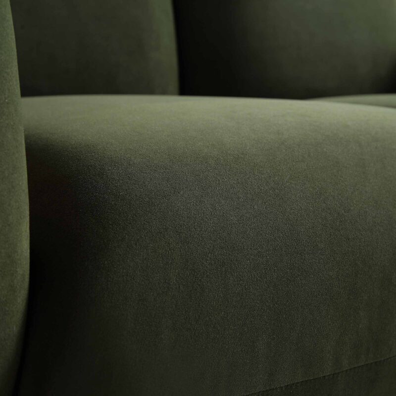 Gianni Two Seater Sofa, Moss Green Velvet - Image 16