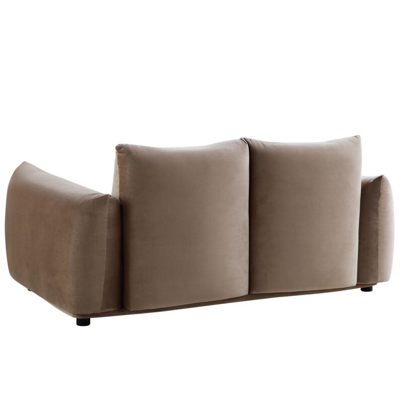Gianni Two Seater Sofa, Mink Velvet - Image 7