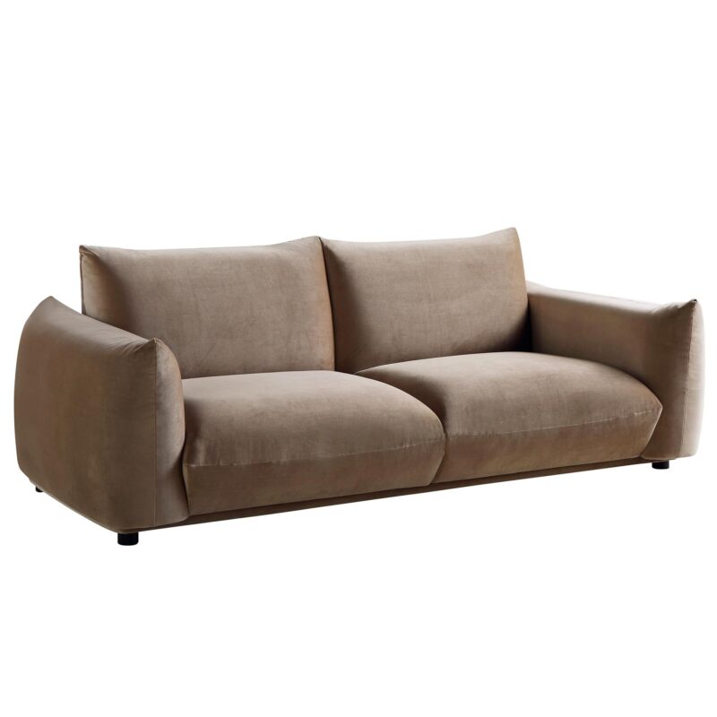Gianni Three Seater Sofa, Mink Velvet - Image 5