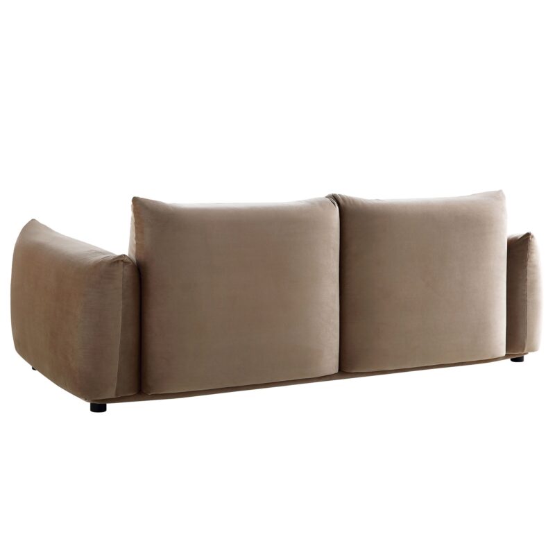 Gianni Three Seater Sofa, Mink Velvet - Image 9