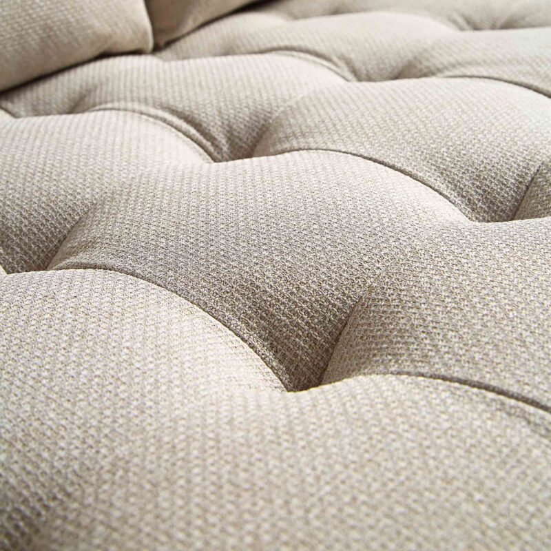 Henrietta 2-Seater Sofa, Beige Woven Fabric - Image 15