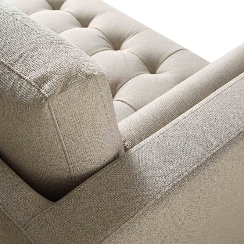 Henrietta Large 3-Seater Sofa, Beige Woven Fabric - Image 14