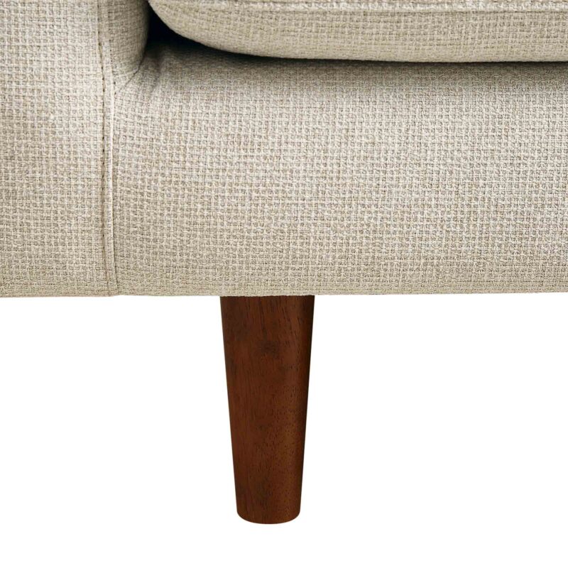 Henrietta Large 3-Seater Sofa, Beige Woven Fabric - Image 15