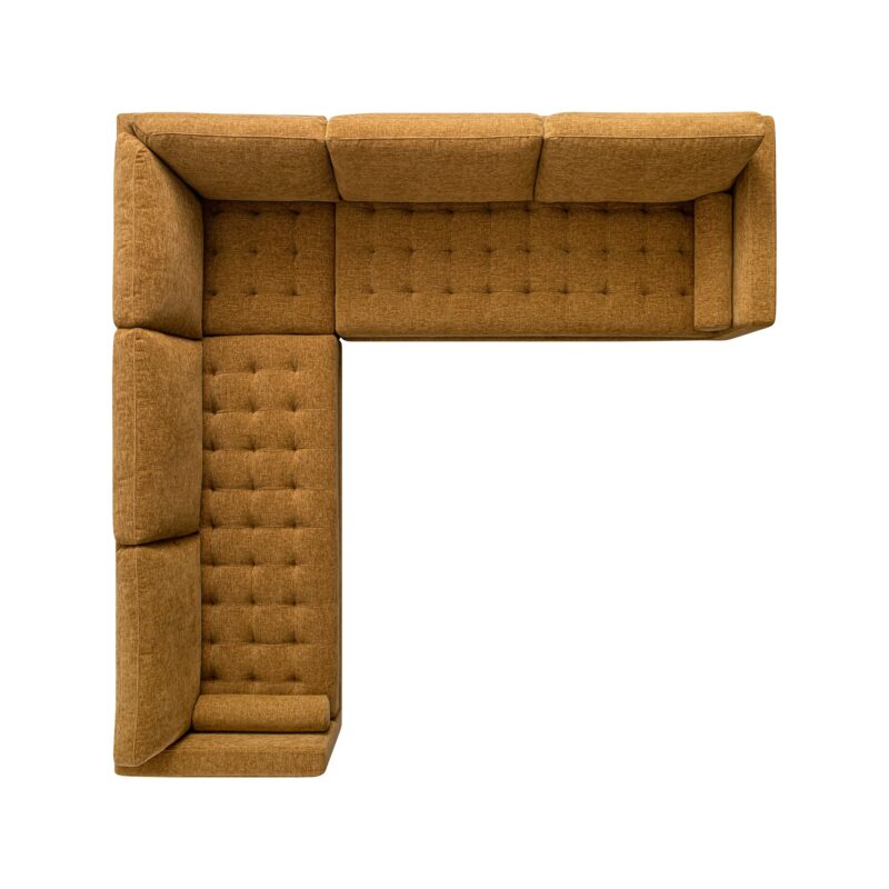 Henrietta 5+Seater Corner Sofa, Spiced Honey Chenille - Image 5