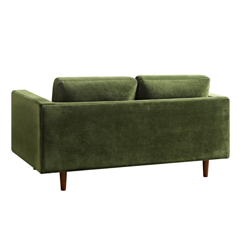 Henrietta 2-Seater Sofa, Moss Green Velvet - Image 8