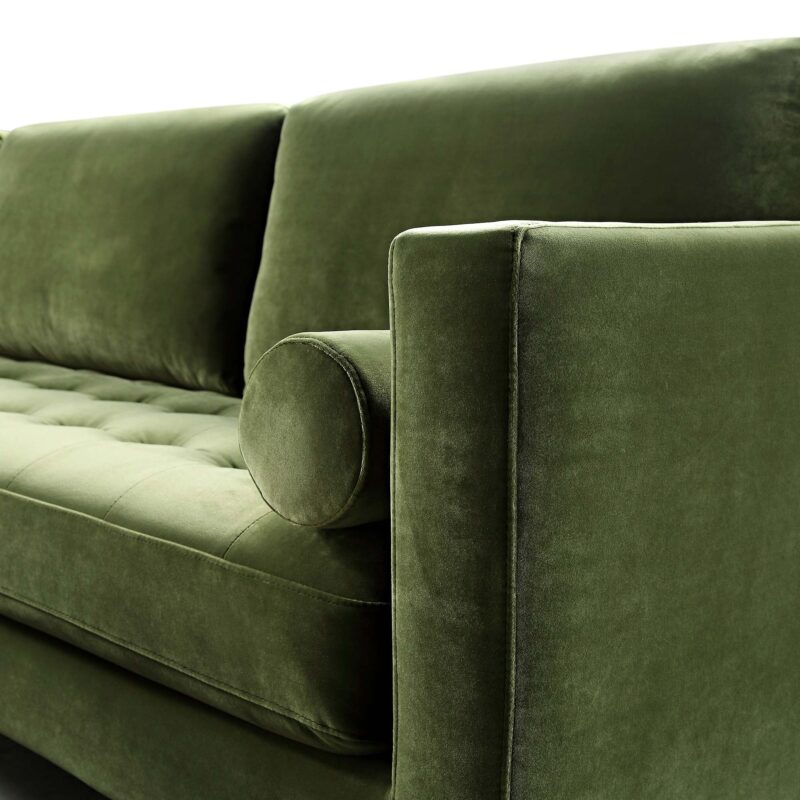 Henrietta 5+Seater Corner Sofa, Moss Green Velvet - Image 16