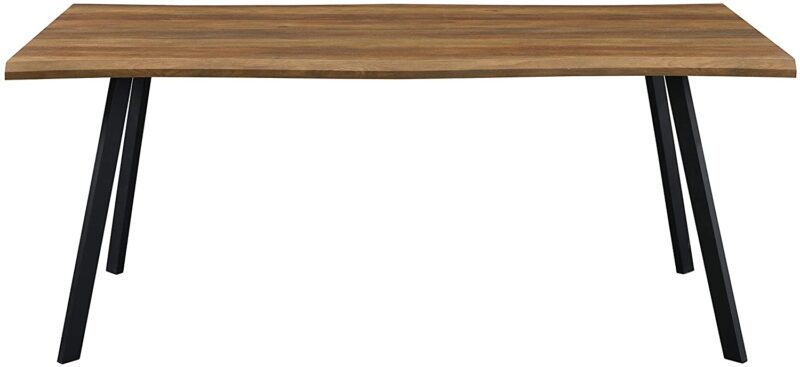 Kenora Wood Effect 150 cm Dining Table with Curved Edges 4 Seater - Image 5