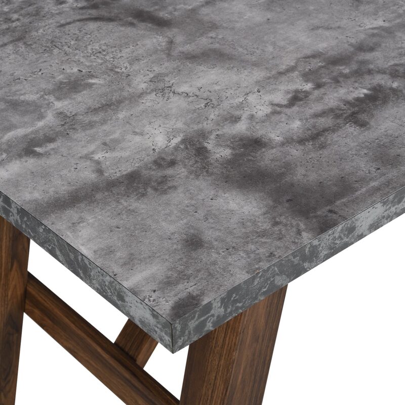 Lambeth Concrete effect 150cm Dining Table - Image 7