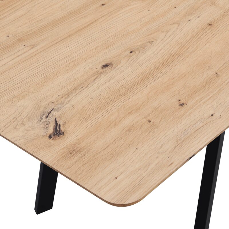 Weston Oak Effect Extendable 6-8 Seater Dining Table - Image 13