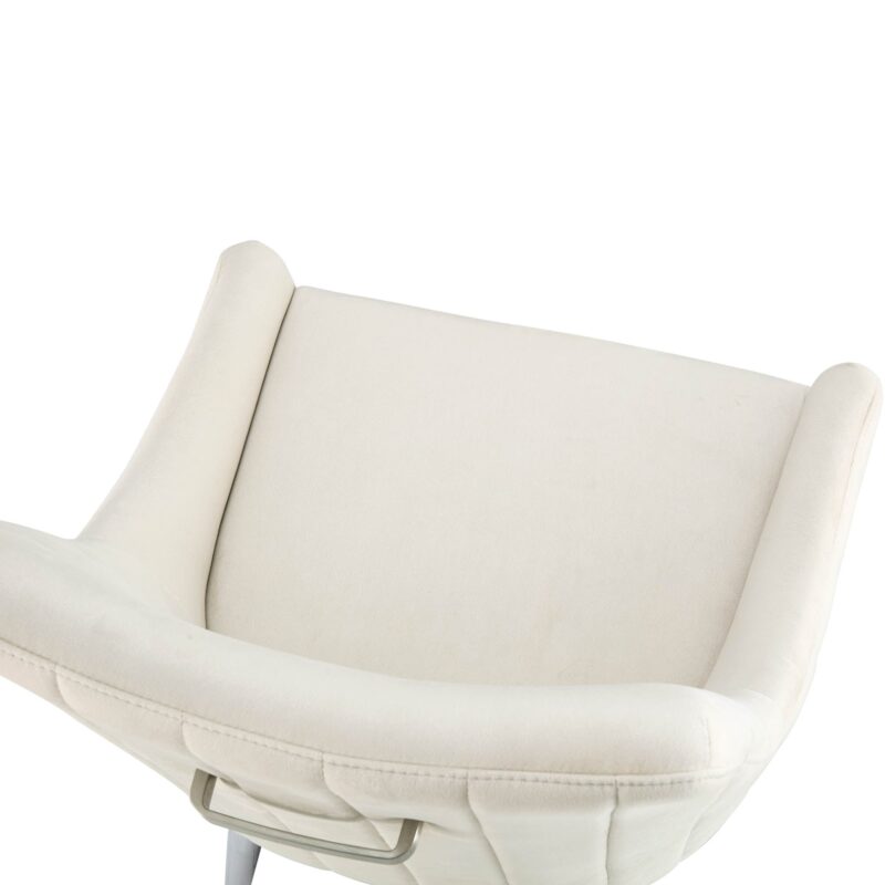 Garnet Set of 2 Champagne Velvet Upholstered Dining Chairs with Back Handle - Image 10