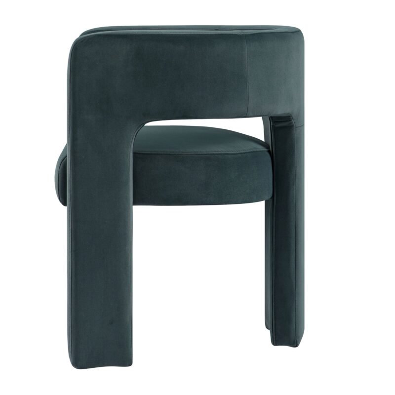 Greenwich Aegean Blue Velvet Dining Chair - Image 5