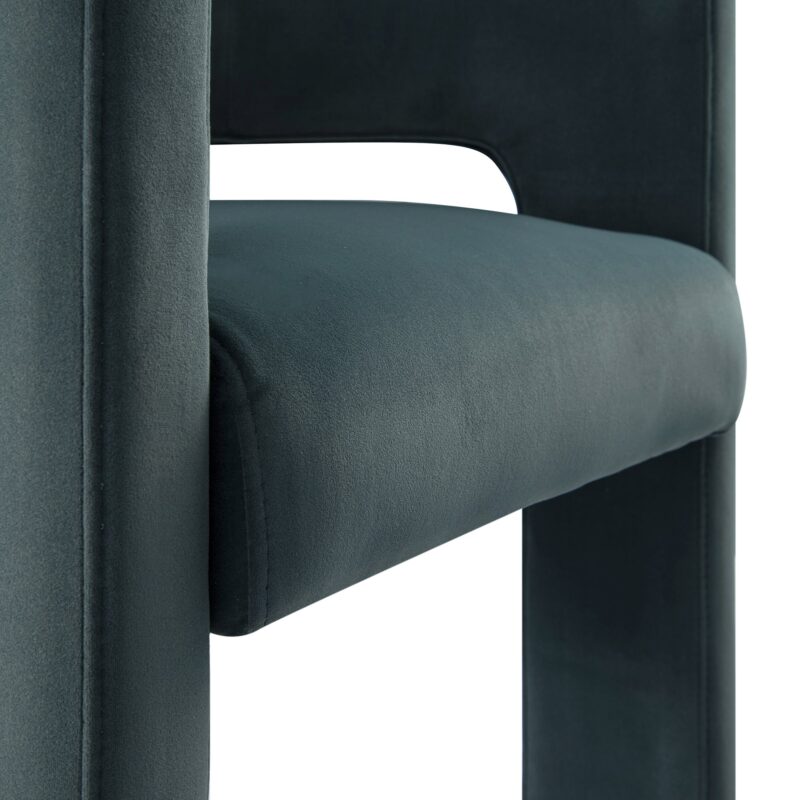 Greenwich Aegean Blue Velvet Dining Chair - Image 9