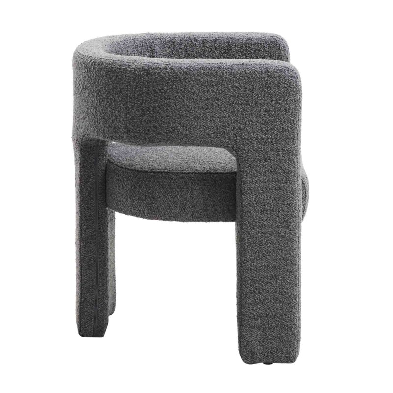 Greenwich Charcoal Boucle Dining Chair - Image 7