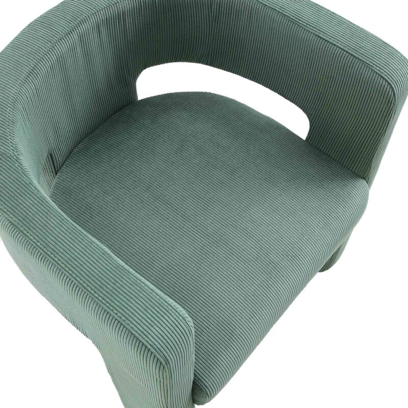 Greenwich Sage Green Corduroy Dining Chair - Image 8