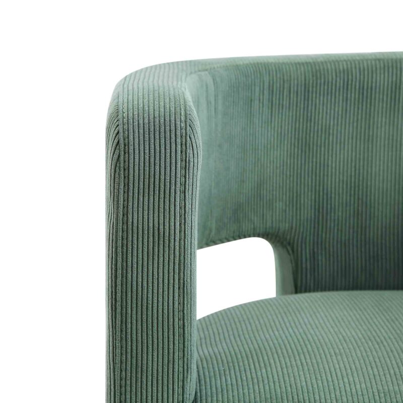 Greenwich Sage Green Corduroy Dining Chair - Image 9