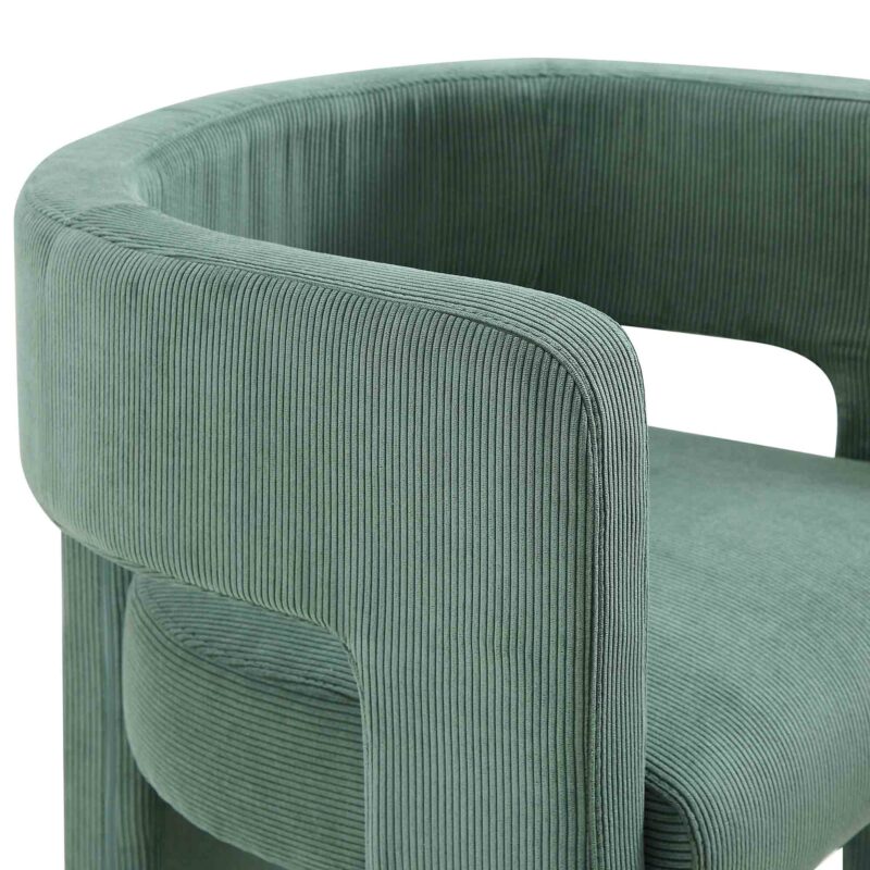 Greenwich Sage Green Corduroy Dining Chair - Image 10