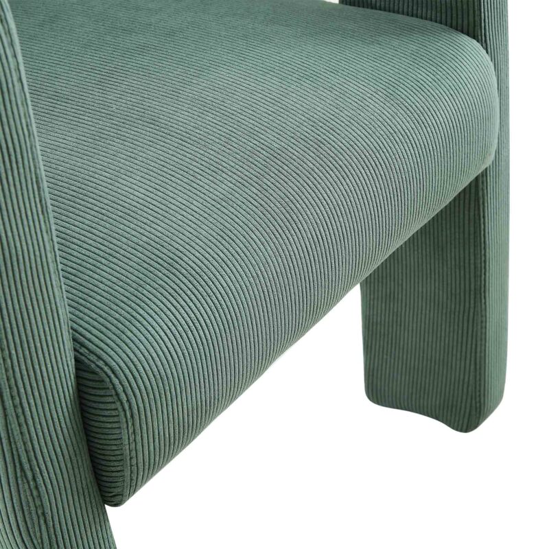Greenwich Sage Green Corduroy Dining Chair - Image 11