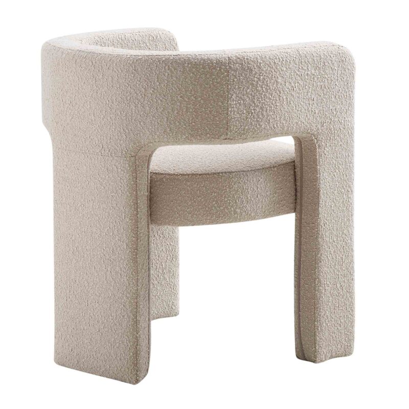 Greenwich Light Taupe Boucle Dining Chair - Image 7