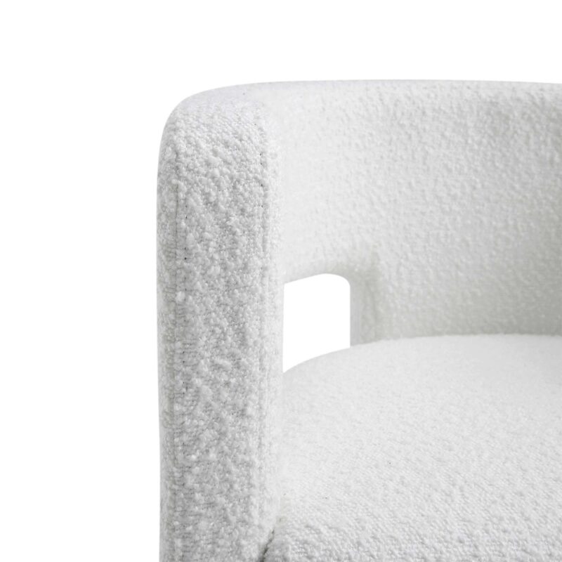 Greenwich White Boucle Dining Chair - Image 11