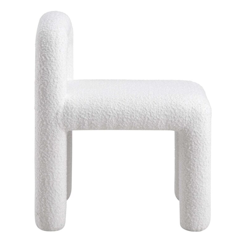 Libby White Boucle Dining Chair - Image 6