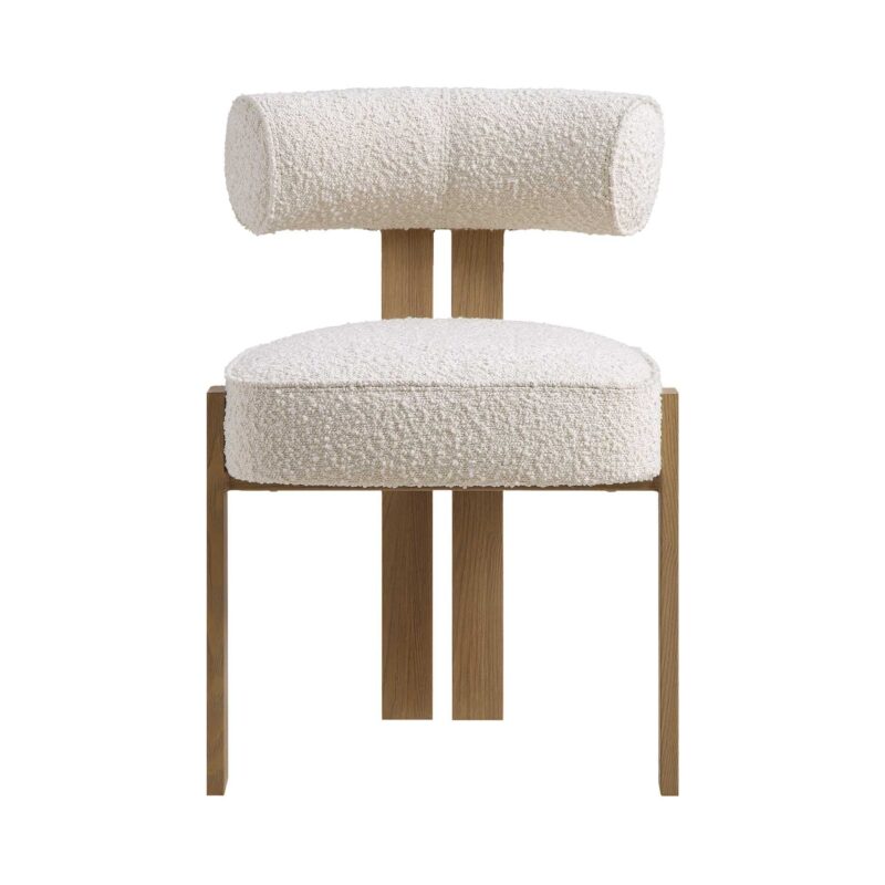 Ophelia Ecru Boucle Dining Chair - Image 4