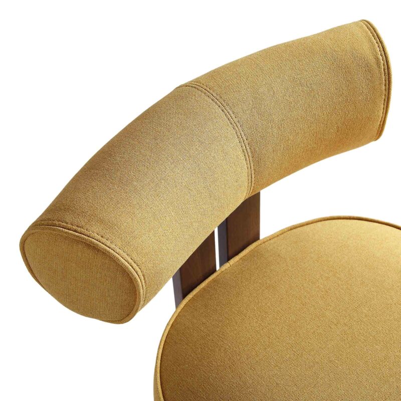 Ophelia Honey Gold Fabric Dining Chair - Image 12