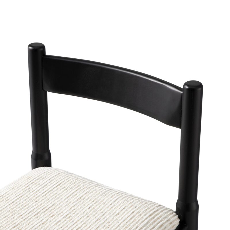 Minley 2-in-1 Dining Chair, Black Matte - Image 11