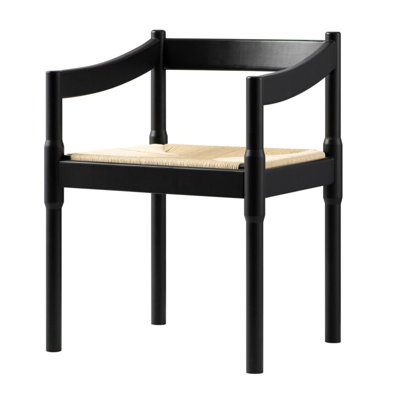 Minley 2-in-1 Carver Chair, Black Matte - Image 2