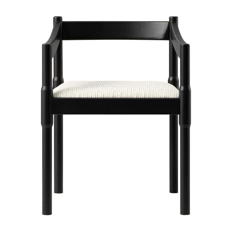 Minley 2-in-1 Carver Chair, Black Matte - Image 5