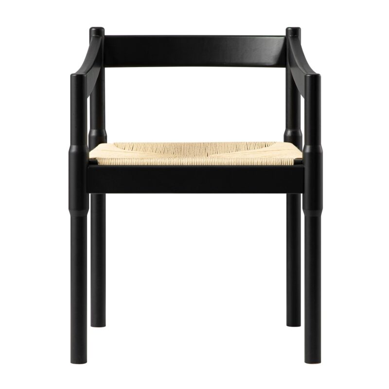 Minley 2-in-1 Carver Chair, Black Matte - Image 6
