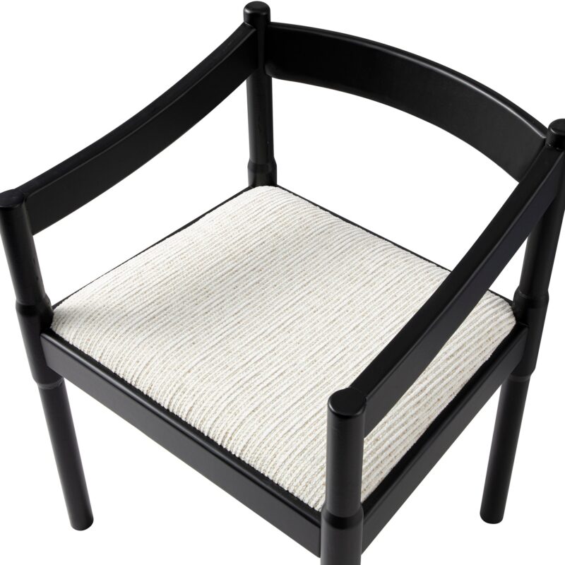 Minley 2-in-1 Carver Chair, Black Matte - Image 11