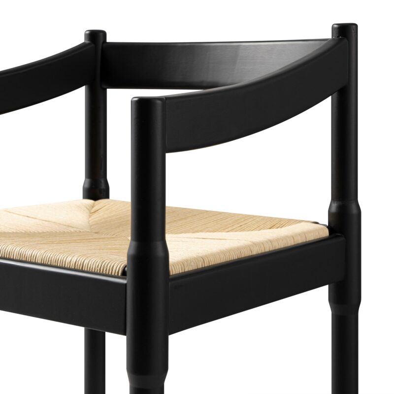 Minley 2-in-1 Carver Chair, Black Matte - Image 12