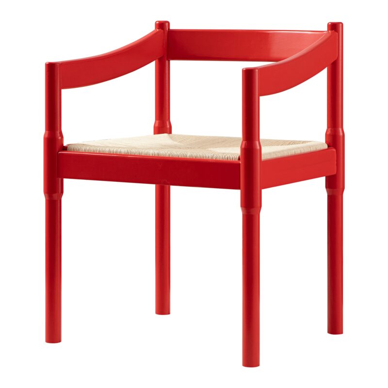 Minley 2-in-1 Carver Chair, Red High Gloss - Image 2