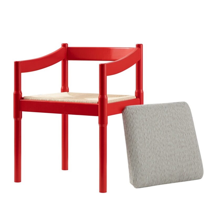 Minley 2-in-1 Carver Chair, Red High Gloss - Image 4