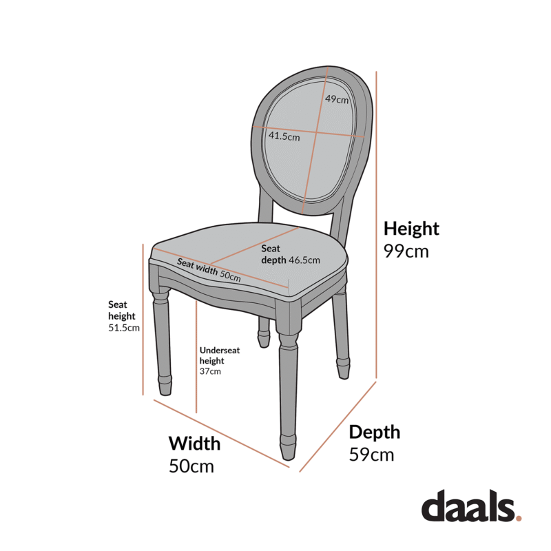 Lainston Set of 2 Classic Weathered Oak Dining Chairs, Fudge Velvet - Image 3