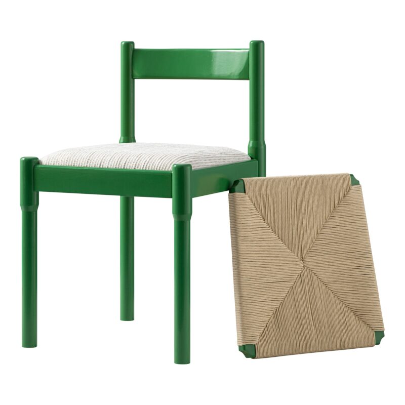 Minley 2-in-1 Dining Chair, Palm Green High Gloss - Image 4