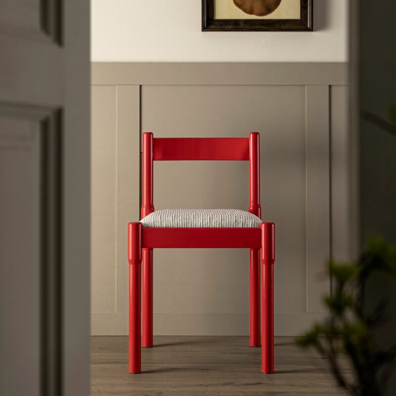 Minley 2-in-1 Dining Chair, Red High Gloss - Image 2