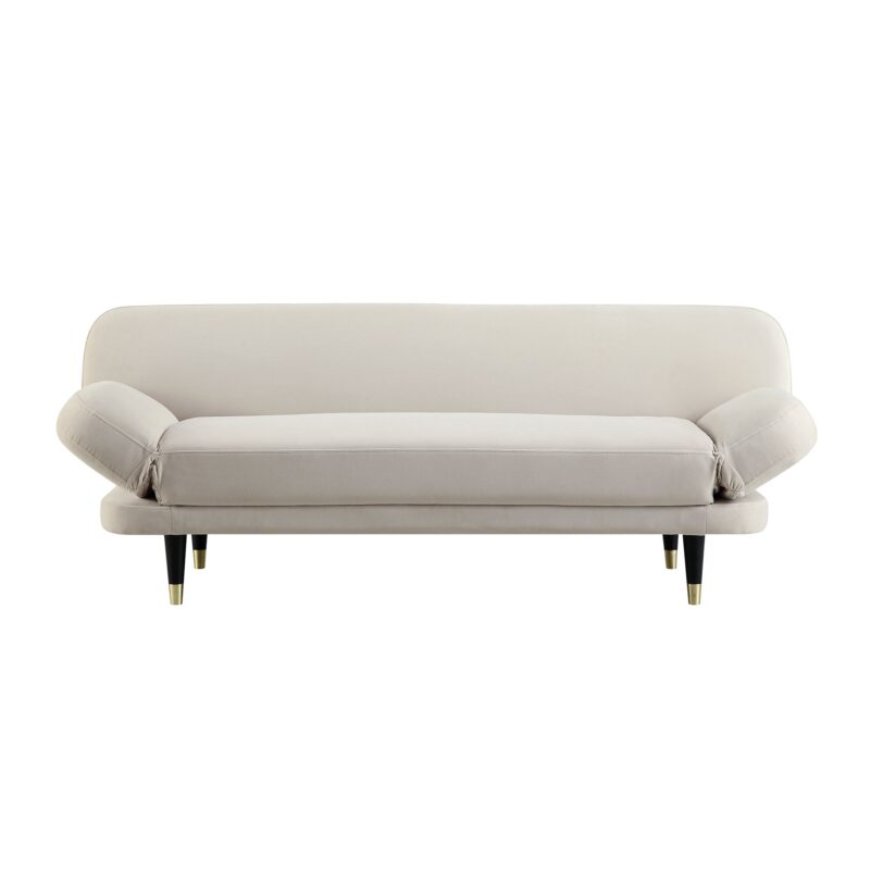 Solna 2-Seater Sofa Bed, Champagne Velvet - Image 9