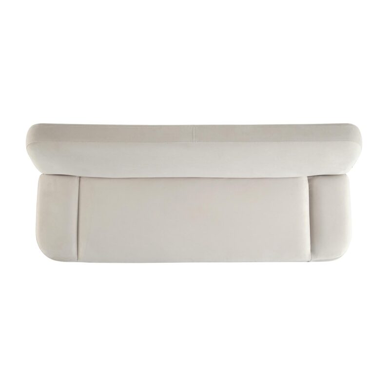 Solna 2-Seater Sofa Bed, Champagne Velvet - Image 13