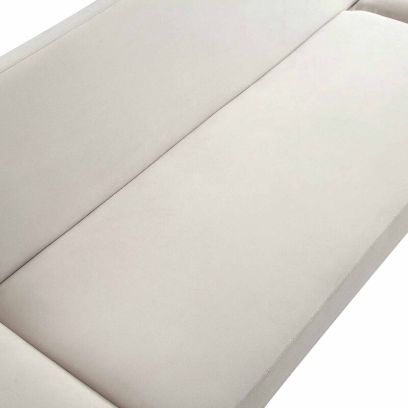 Solna 2-Seater Sofa Bed, Champagne Velvet - Image 16