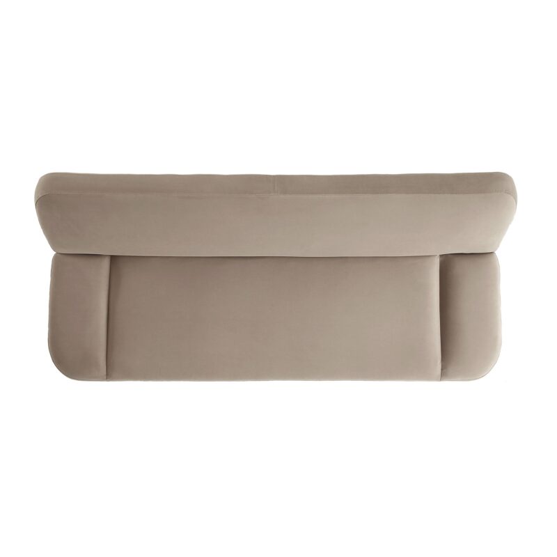 Solna 2-Seater Sofa Bed, Mink Velvet - Image 11